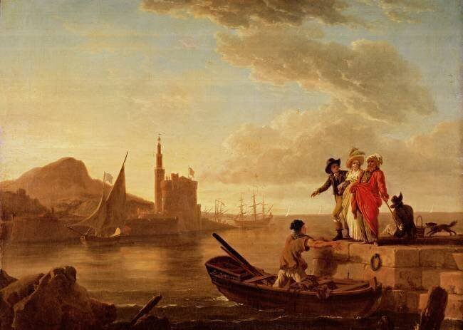 View of a Port Joseph Vernet