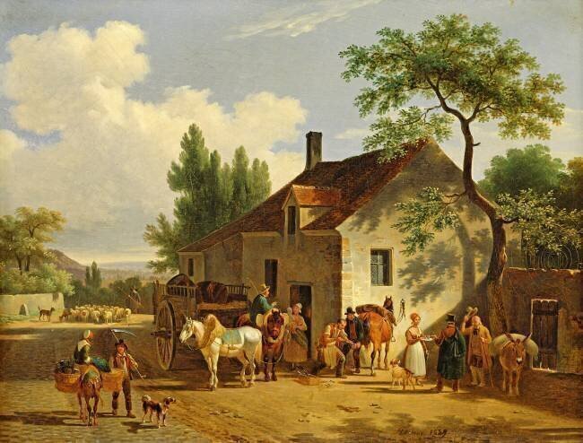 View of a village Jean-François Demay