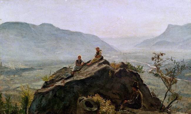 View of the Adige Valley Rudolph Friedrich Wasmann