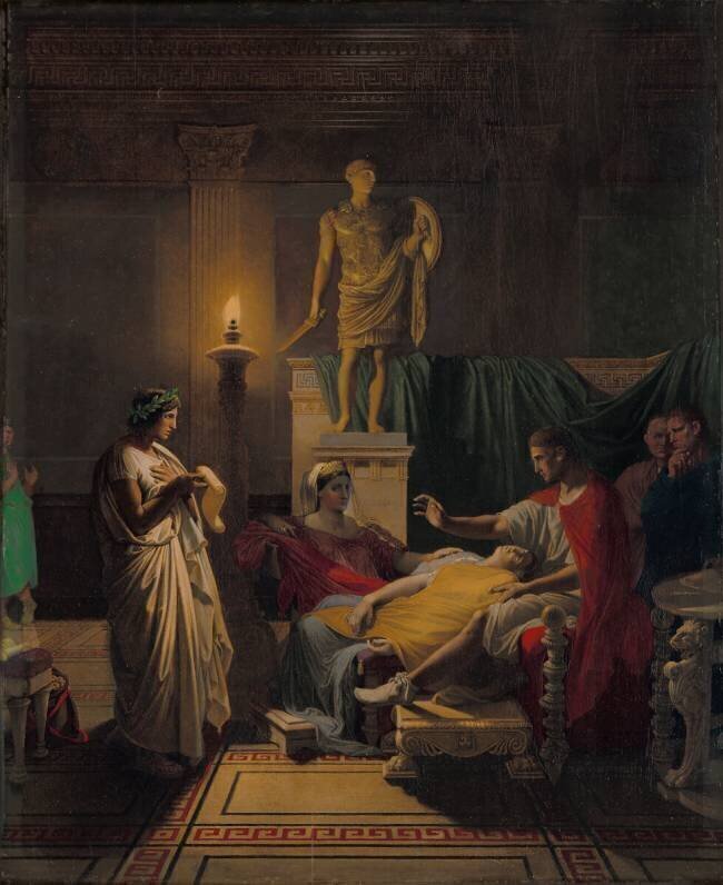 Virgil Reading from the Aeneid Jean-Auguste-Dominique Ingres