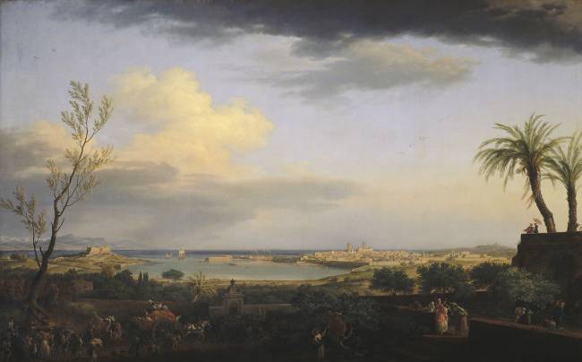 Vue de la rade d'Antibes Joseph Vernet