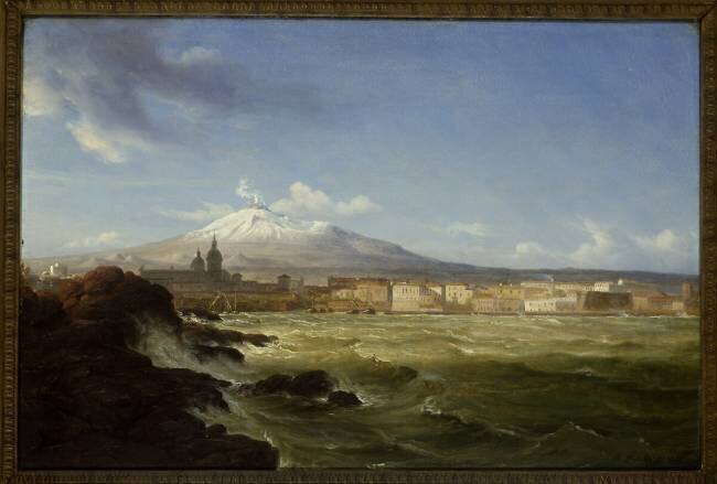 Vue de l’Etna Thomas Fearnley
