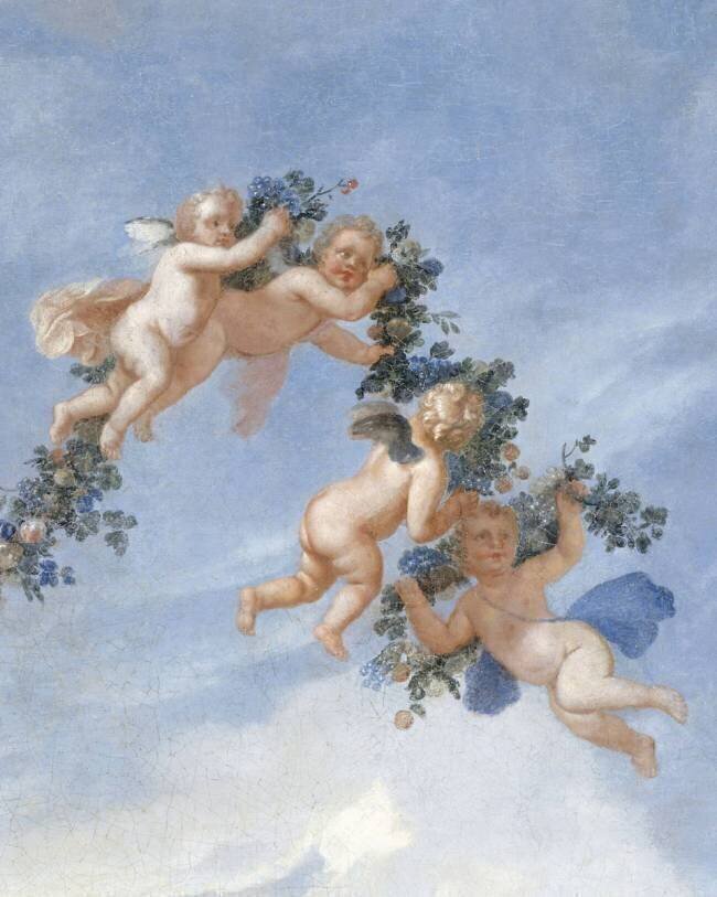 Vue de l'Orangerie et de la Pièce d'Eau des Suisses et du Potager du Roi de Versailles en 1688-1691 Jean Cotelle the Younger