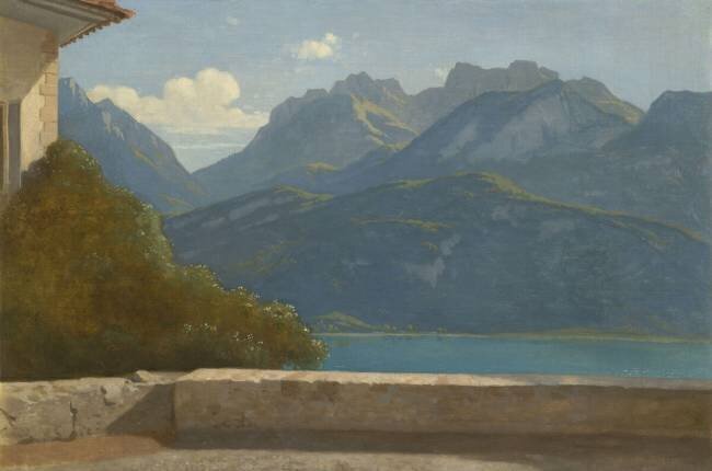 Vue du Lac d'Annecy Théodore Caruelle d'Aligny