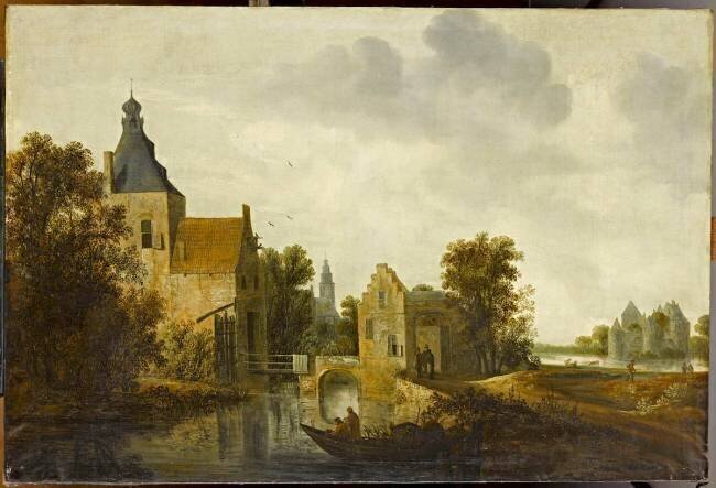 Vue d'un manoir Wouter Knyff