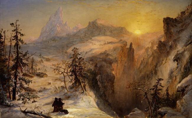 Winter in Switzerland Jasper Francis Cropsey