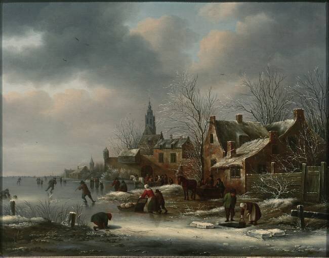 Winterlandschaft Nicolaes Molenaer