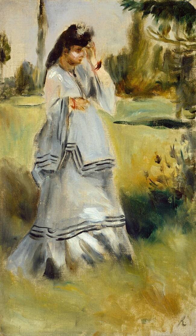 Woman in a Park Auguste Renoir