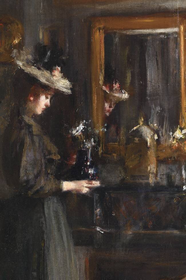 Woman in an Interior Albert de Belleroche