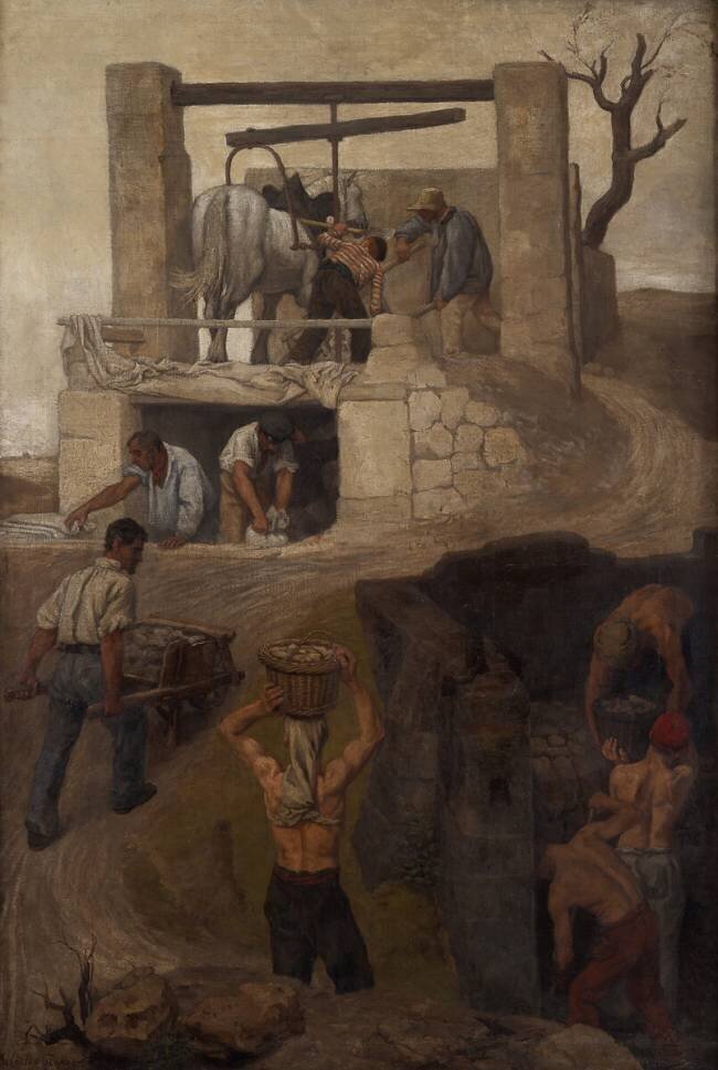 Workers at Montmartre Soběslav Pinkas