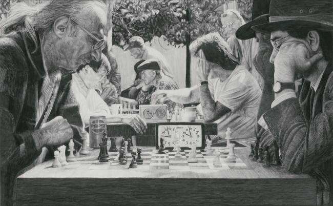 Chess Players, Washington Square Park Max Ferguson