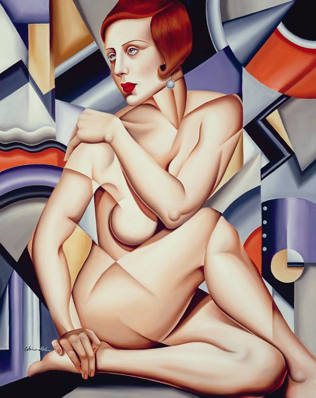 Cubist nude Catherine Abel