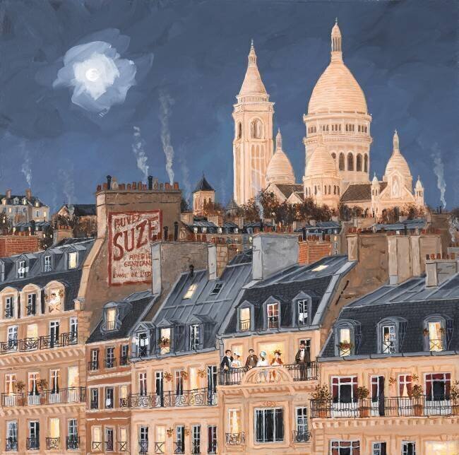 Evening in Montmartre Fabienne Delacroix
