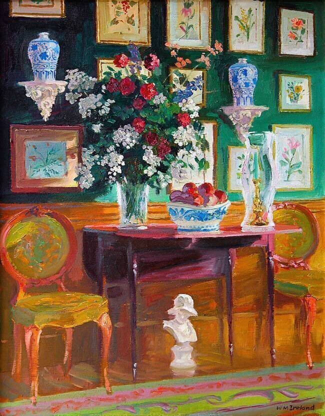 Green Chairs William Ireland