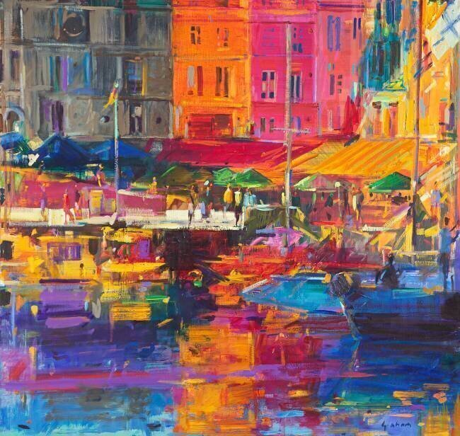 Honfleur Harbour Peter Graham