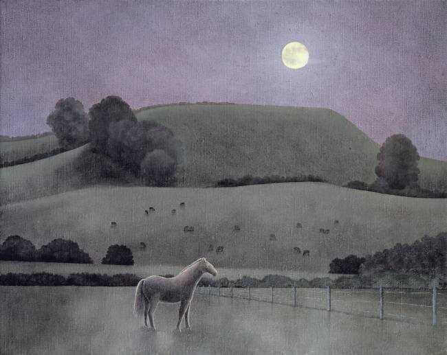 Horse in Moonlight Ann Brain