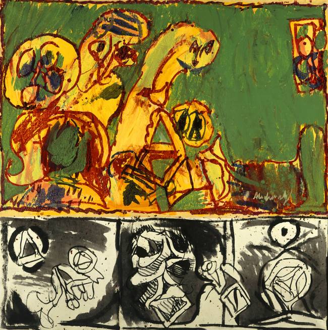L'oeuvre au noir Pierre Alechinsky