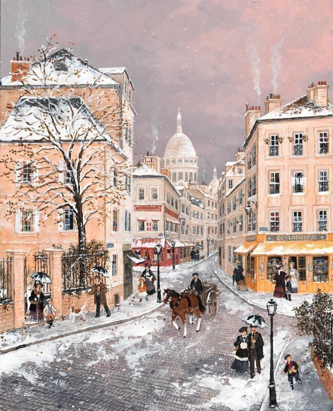 Pale sky in Montmartre Fabienne Delacroix
