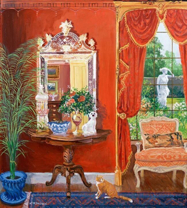 Red Hallway William Ireland