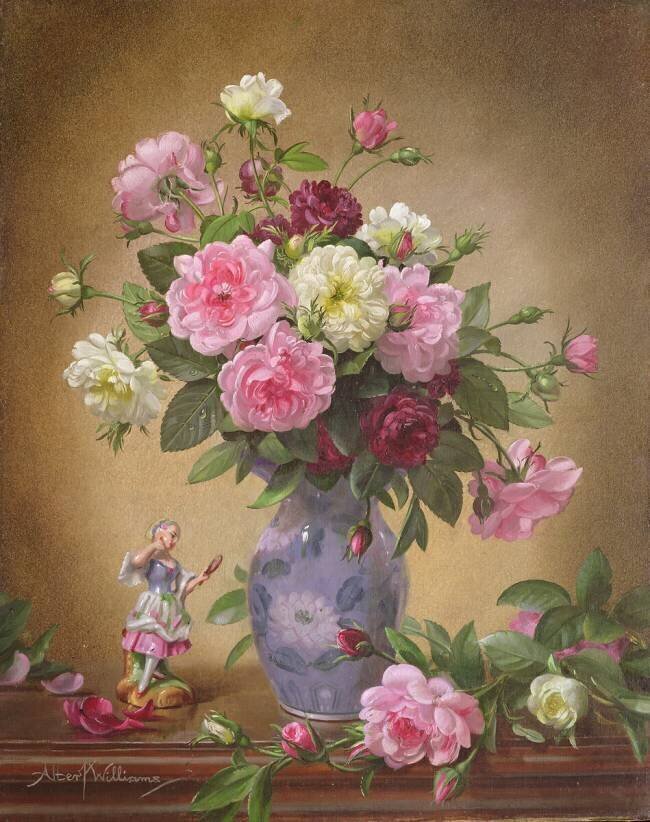 Romantic Roses of Yesteryear Albert Williams