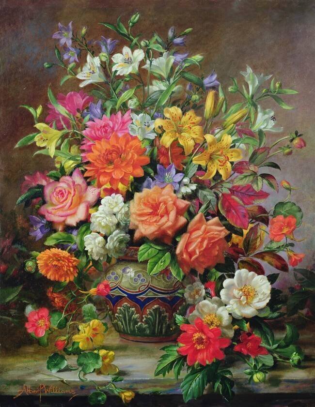 September Flowers Albert Williams