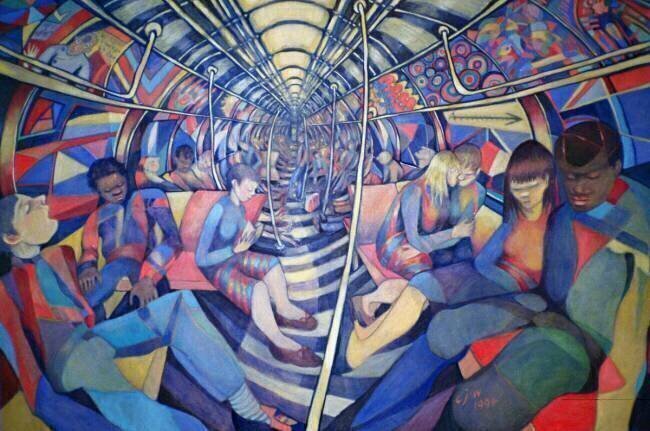 Subway NYC Charlotte Johnson Wahl