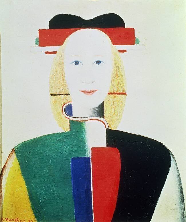 The Girl with the Hat Kazimir Malevitch