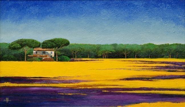 Tuscan Landcape Trevor Neal