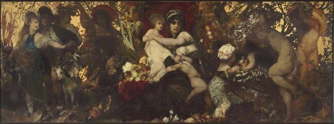 Abundantia : les dons de la terre Hans Makart