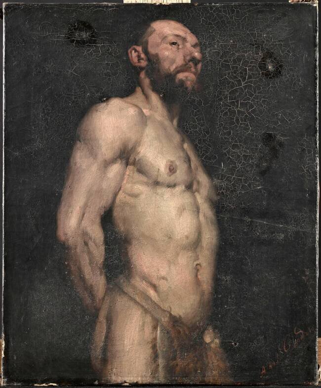 Académie d'homme Antonio de La Gandara