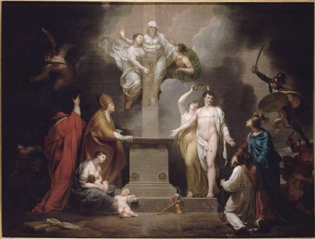 Allégorie du Concordat de 1801 Pierre-Joseph-Célestin François