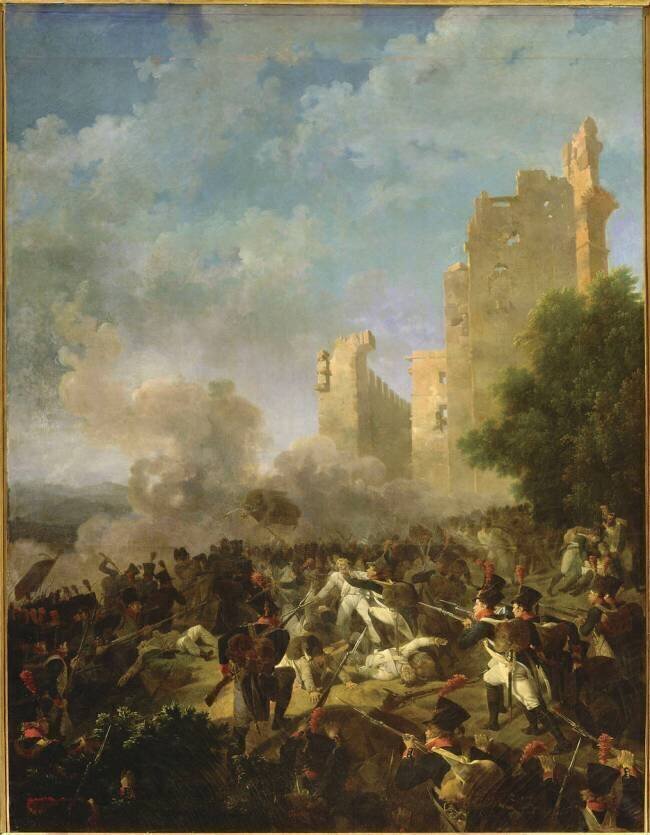 Attaque à la baïonnette du château de Cossaria le 13 avril 1796 Nicolas Antoine Taunay
