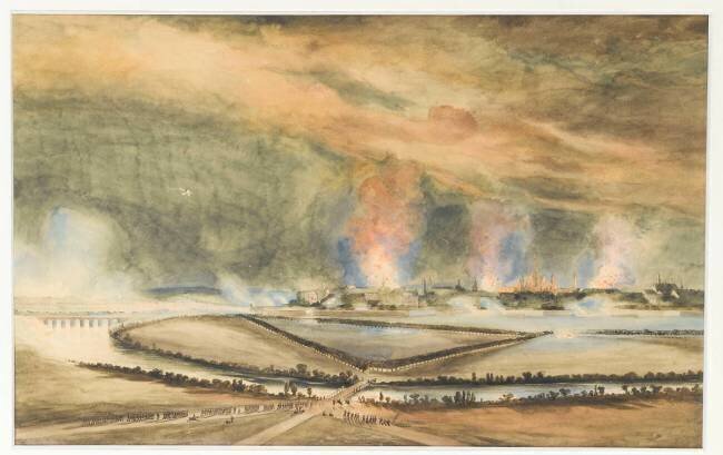 Bombardement de Vienne dans la nuit du 11 au 12 mai 1809 Pierre Luc Charles Ciceri