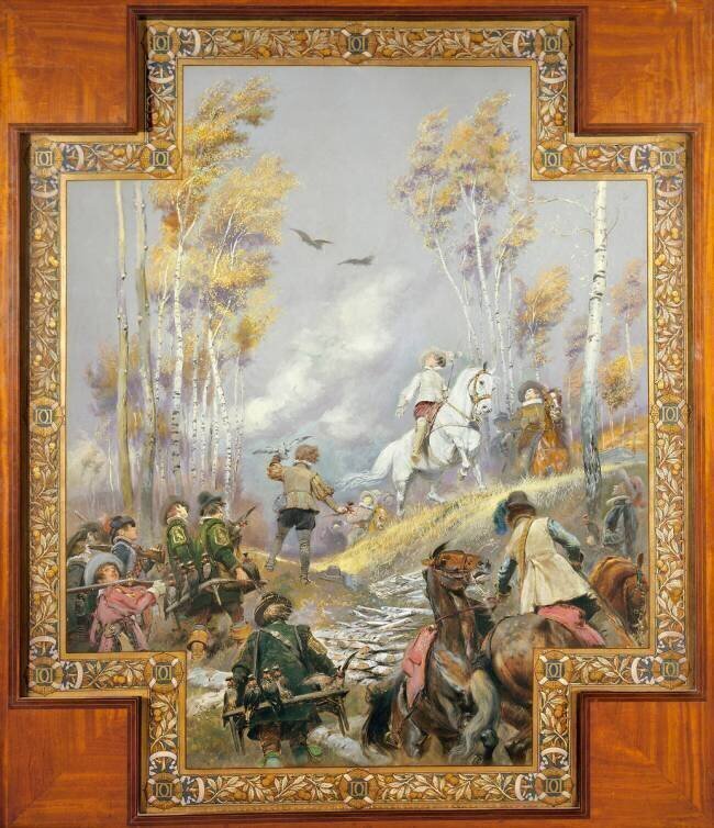 Chasse au faucon Edouard Detaille
