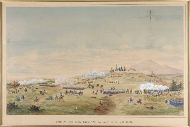 Combat de San Lorenzo, 8 mai 1863 Ernest Lessieux