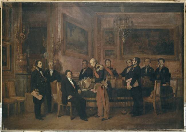 Conseil des ministres au Palais des Tuileries Claudius Jacquand