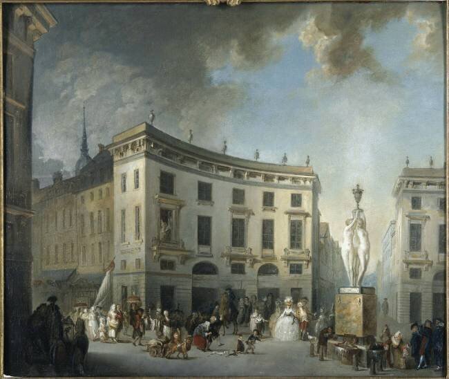 Cortège de noce passant sur la place Périgord à Amiens Jean-François Donvé