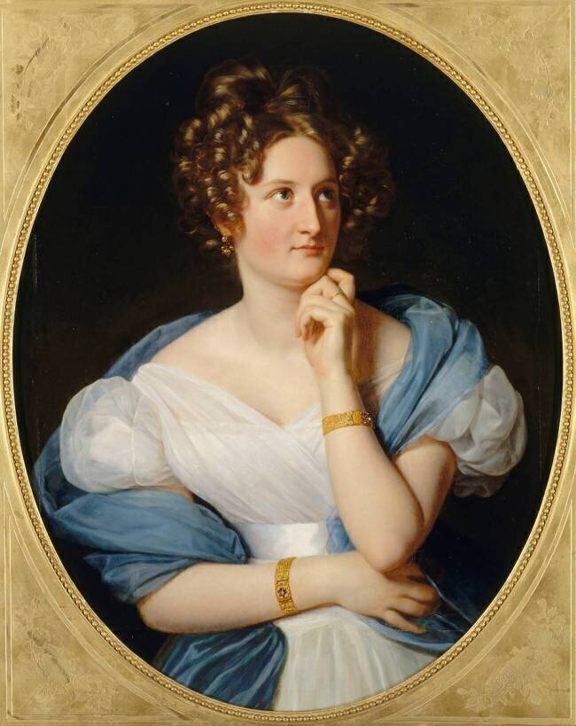 Delphine Gay, madame Emile de Girardin (1804-1855) en 1824 Louis Hersent