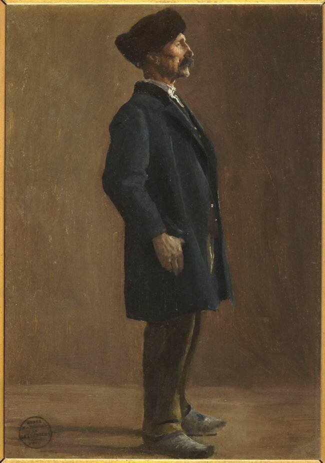 Deuxième esquisse pour le tableau "Tireurs d'arbalète" Jean Eugène Buland
