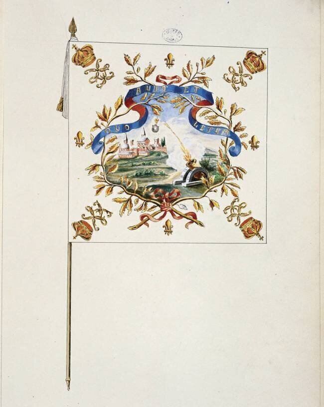 Drapeau de la première Compagnie des Mousquetaires anonymous