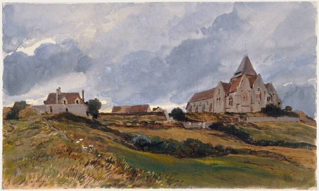 Eglise de Varengeville Eugène Isabey