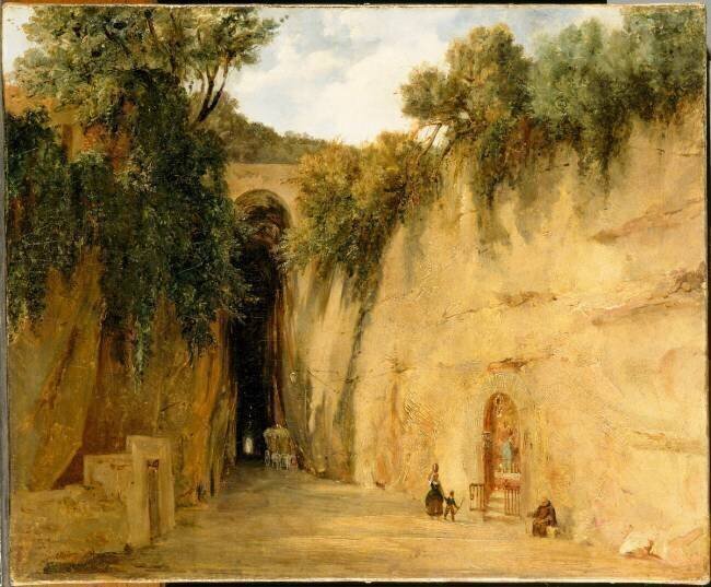 Entrée de l'ancienne grotte du Pausilippe anonymous