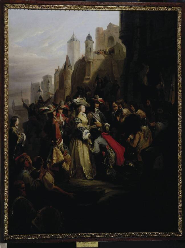 Entrée de Mlle Montpensier à Orléans Alfred Johannot
