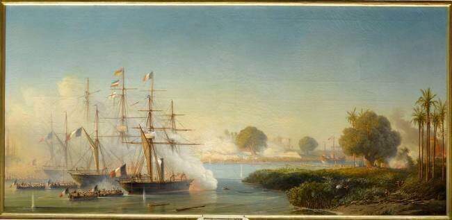 Episode de l'expédition de Cochinchine en 1859 Antoine Léon Morel-Fatio