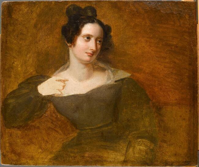 Etude pour un portrait de jeune femme en corsage gris anonymous