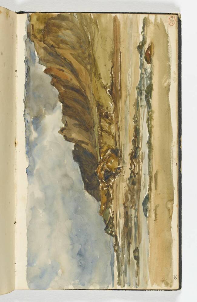 Falaises à Houlgate Paul Huet