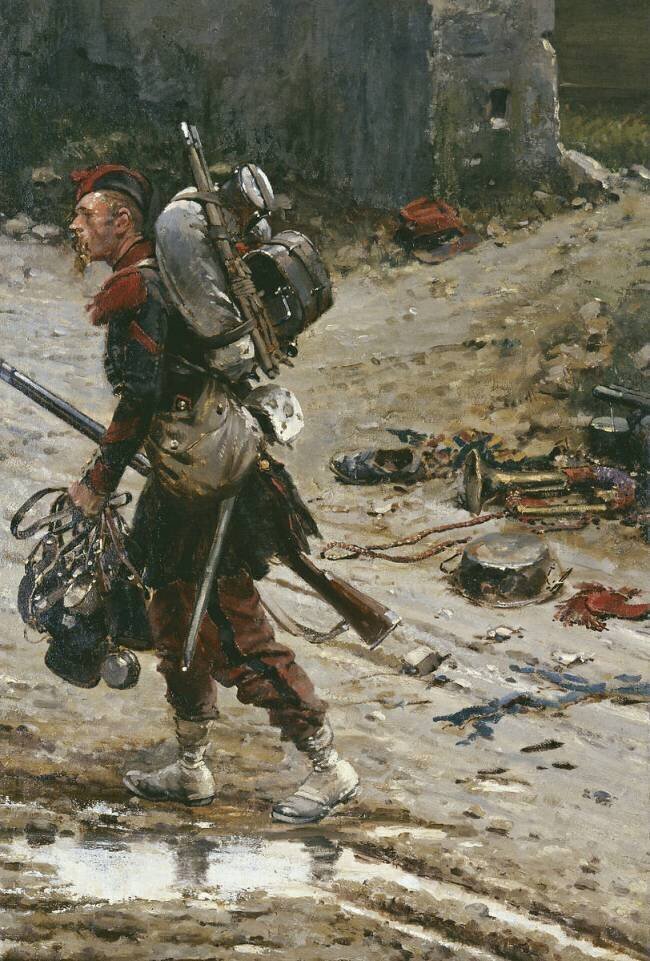 Grenadier de la Garde impériale en corvée d'eau Edouard Detaille