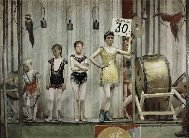 Grimaces et misères ou les Saltimbanques Fernand Pélez