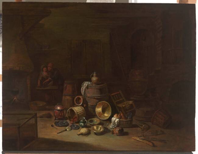 Intérieur de cuisine Hendrick Maartensz Sorgh