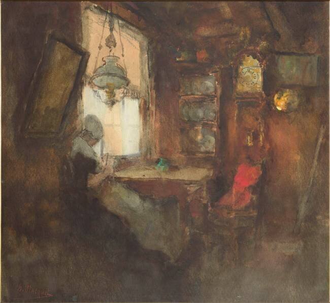 Intérieur hollandais Henry Stacquet